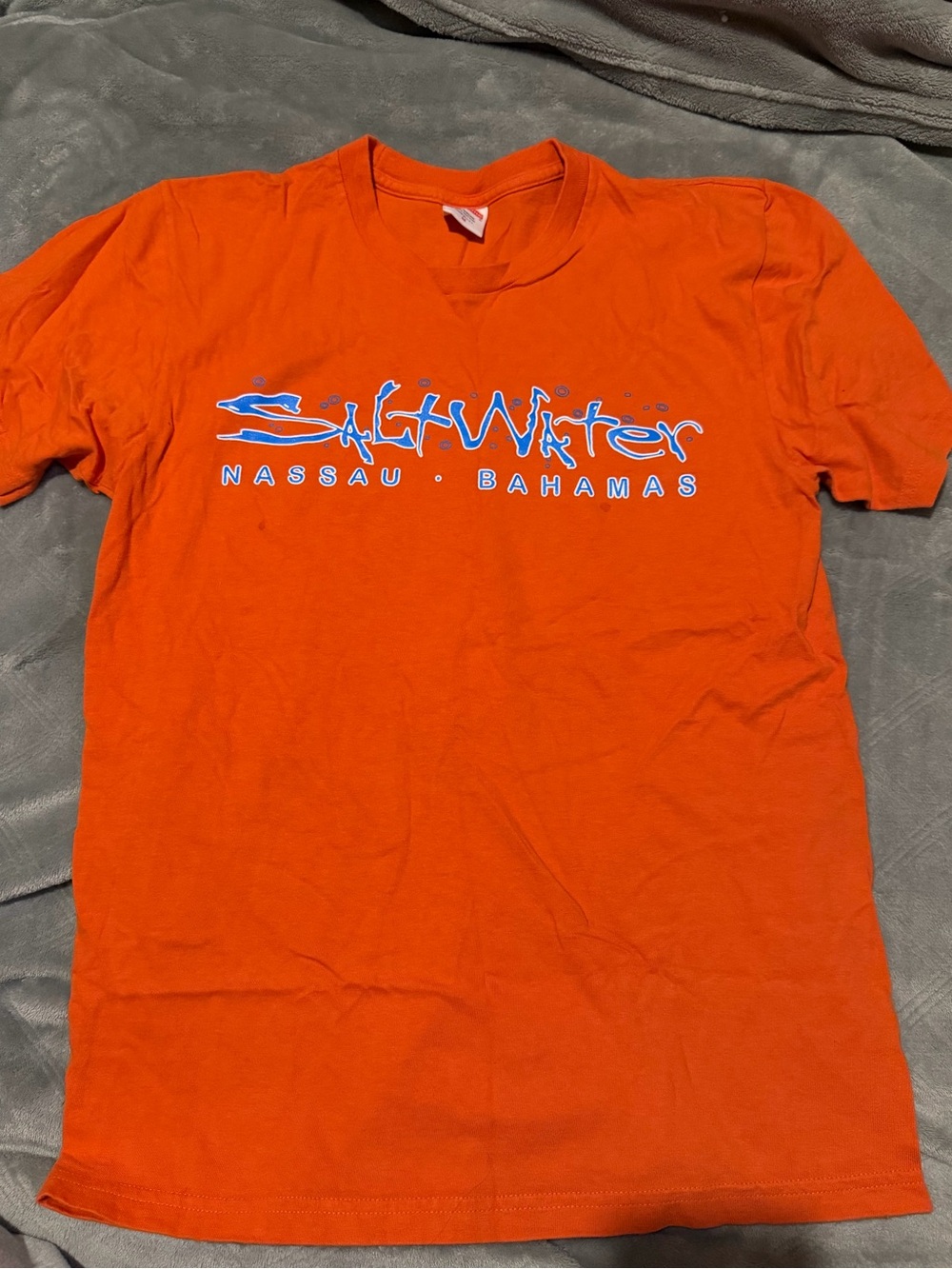 Supreme Orange Nassau Bahamas Graphic Tee